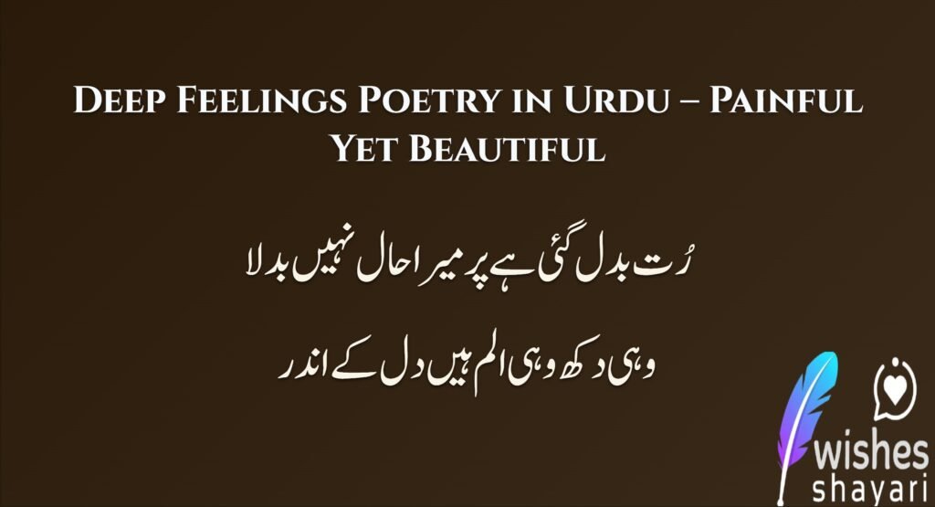 More Deep Sad Poetry in Urdu – Feelings That Speak Silently
