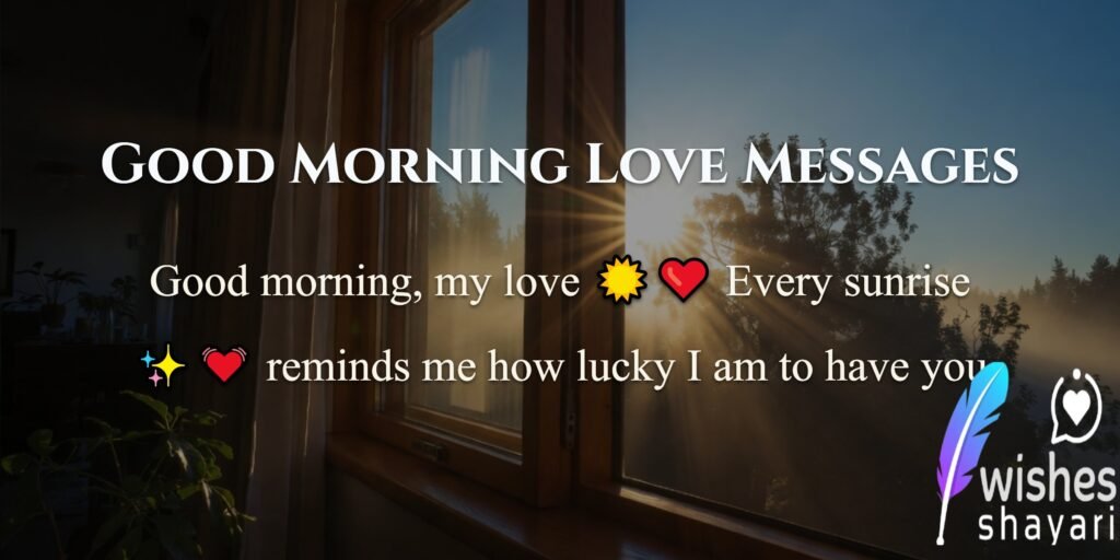 Good Morning Love Messages