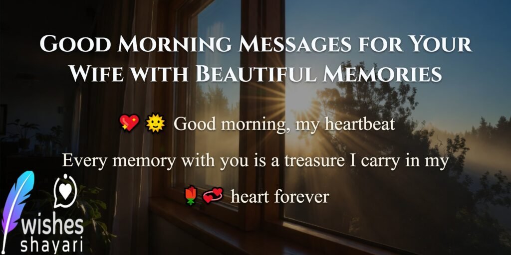 Good Morning Messages for Your Wife with Beautiful Memories