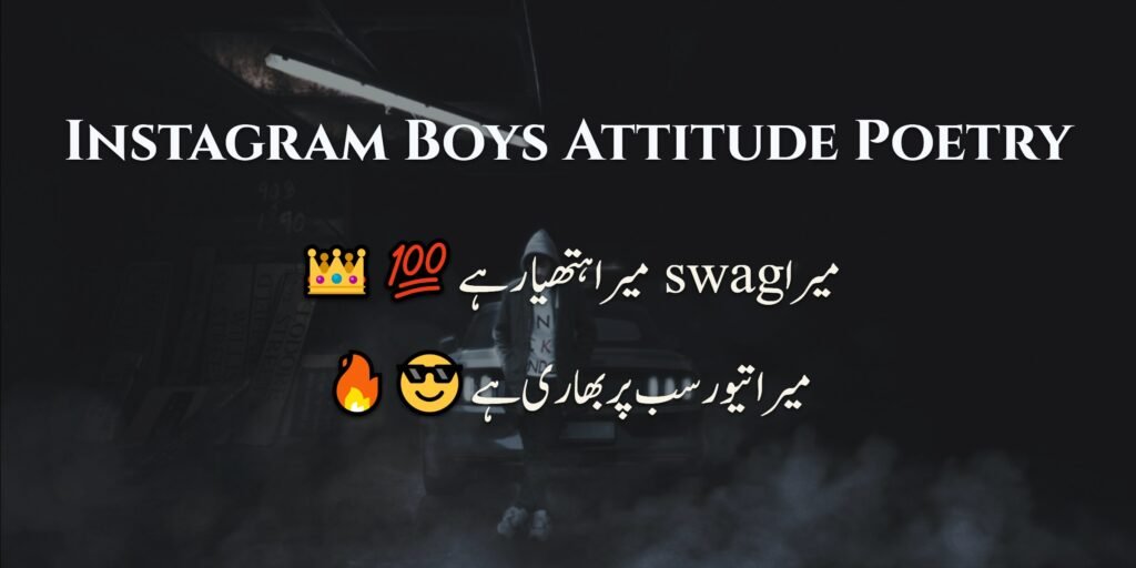 Instagram Boys Attitude Poetry