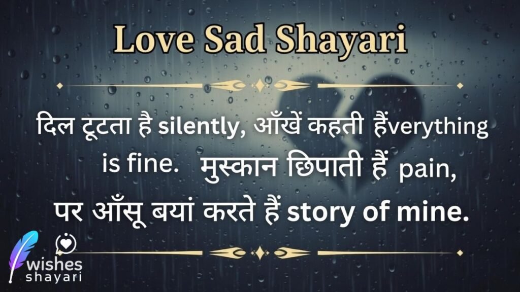 Love Sad Shayari