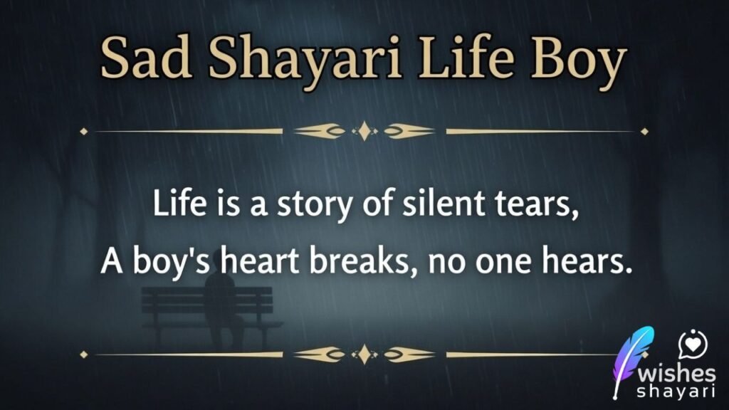 Sad Shayari Life Boy