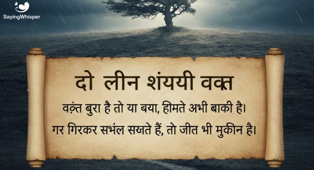 दो लाइन शायरी वक्त