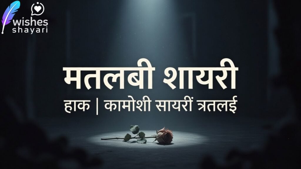 मतलबी शायरी