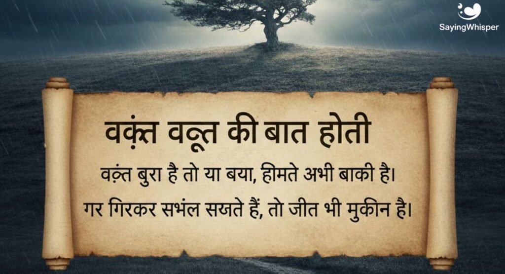 वक़्त वक़्त की बात होती