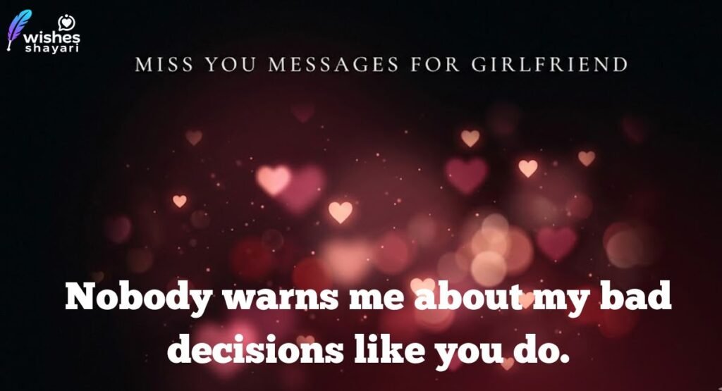 Funny Miss You Messages for Girlfriend