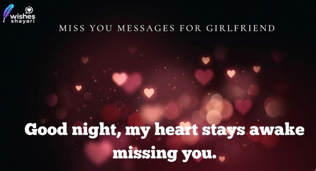 Good Night Miss You Messages for Her