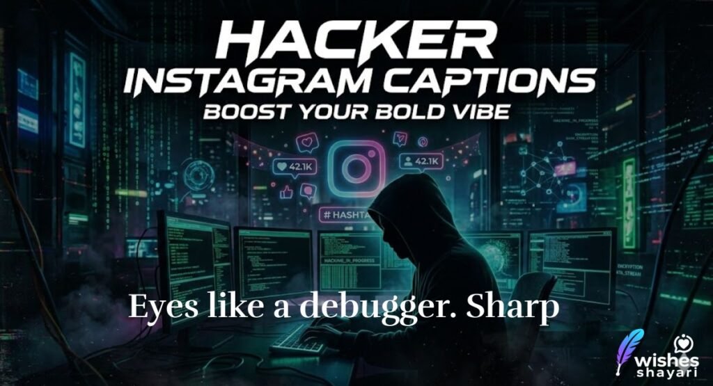Hacker Instagram Captions for Selfies