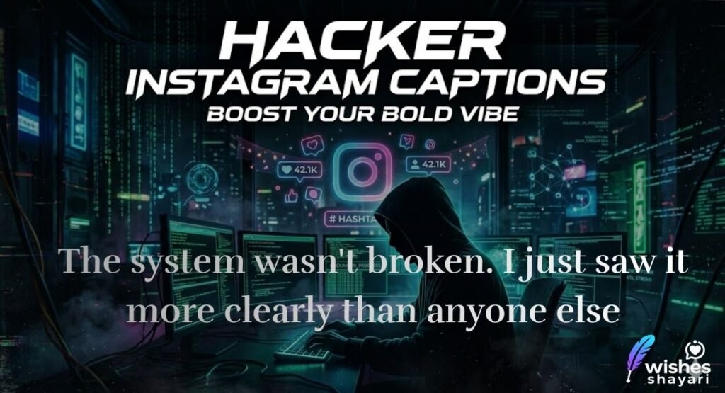 Hacker Instagram Captions Story