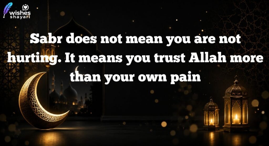 Islamic Captions About Sabr