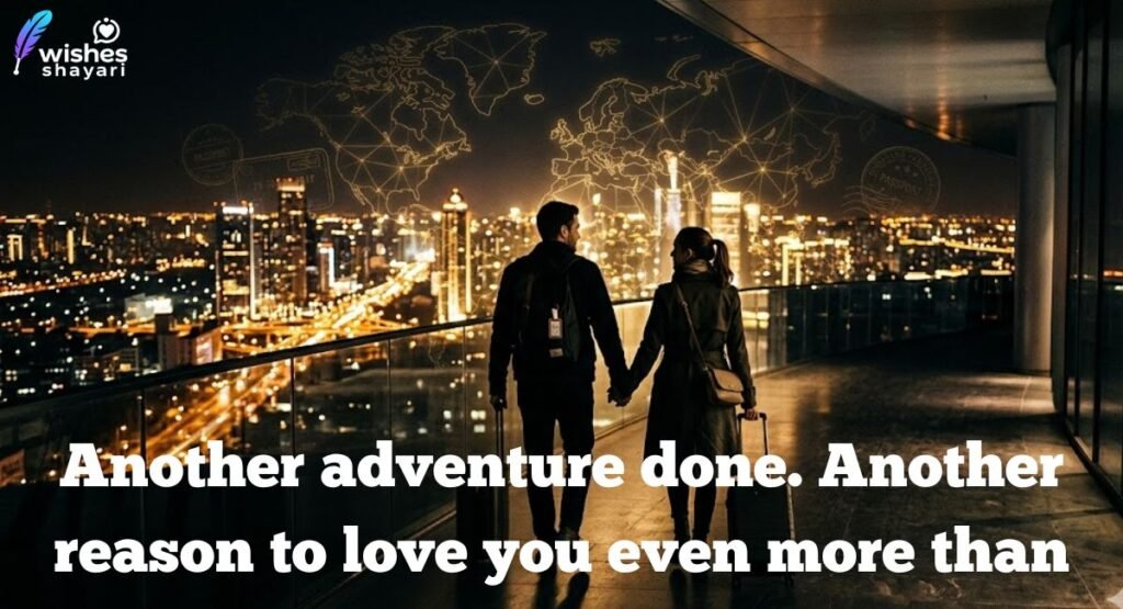 The Wrap Up: Couple Travel Caption for Instagram