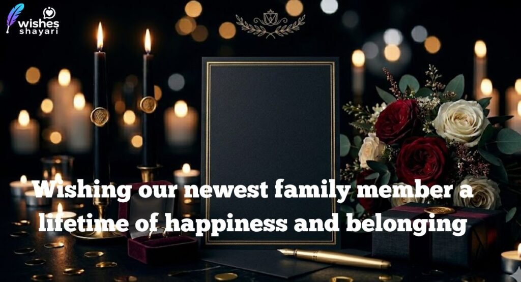 Wedding Wishes for a New Family Member