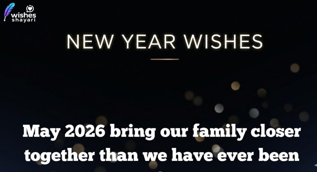 🌟 Happy New Year 2026 Wishes for Family