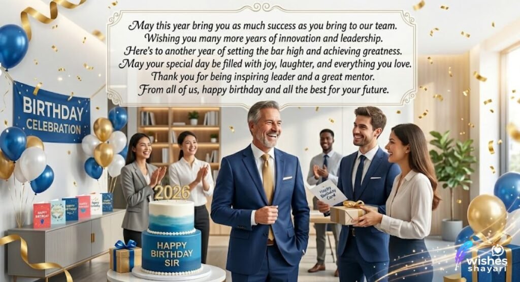 Short & Sweet Birthday Wishes for Sir